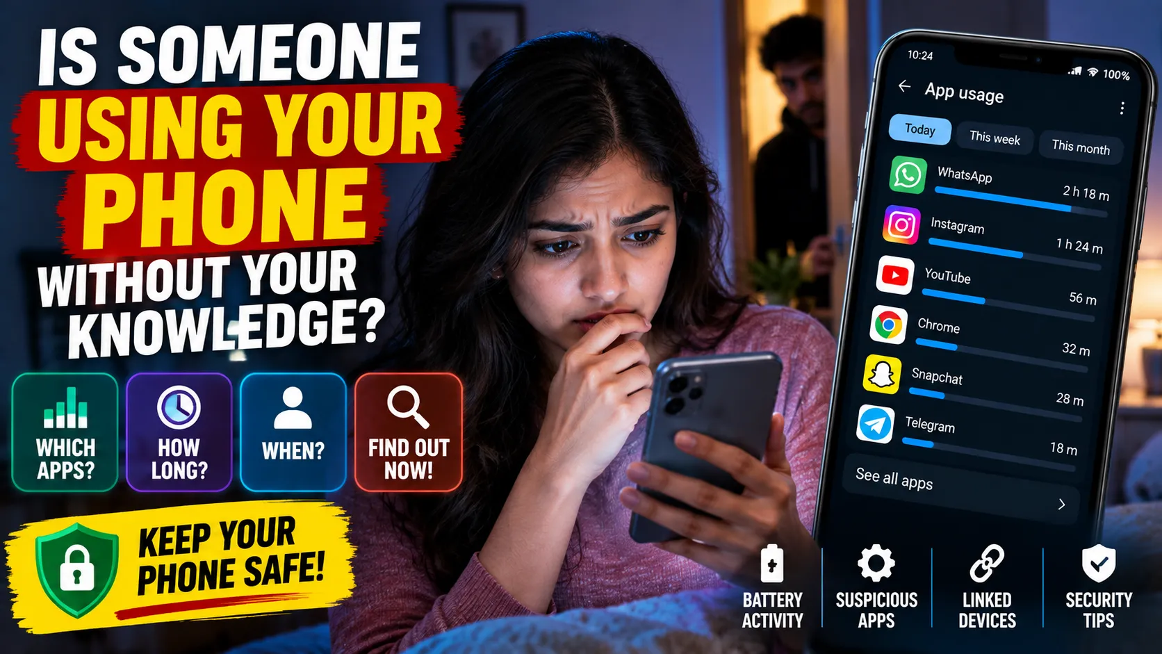 how to check phone usage history